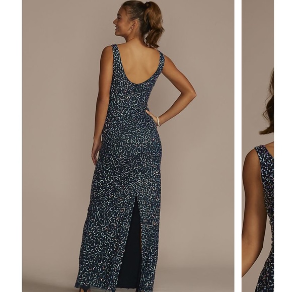 Jules and Cleo all over sequin tank sheath dress - Picture 2 of 7